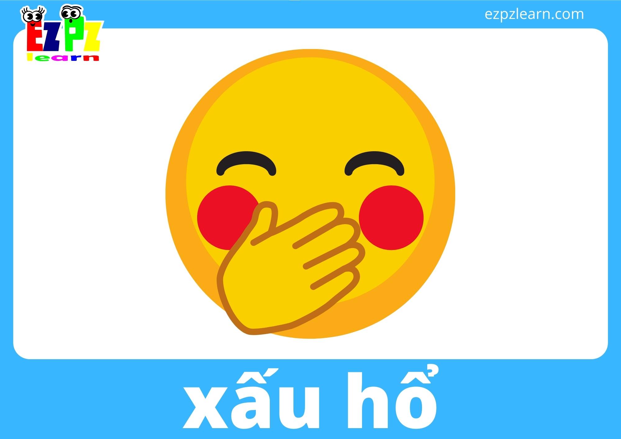 xấu hổ